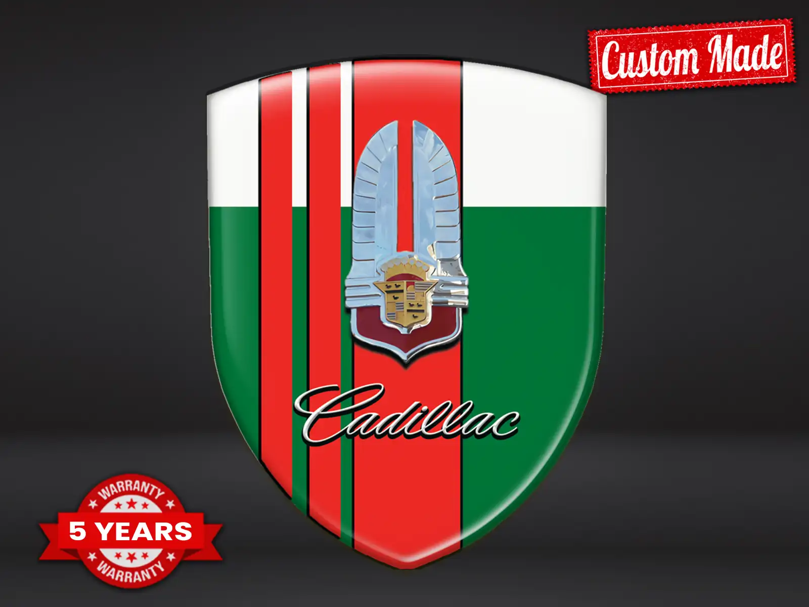Cadillac Pegatinas Domed Camión Estilo Fuerte Máxima Racing Z ST